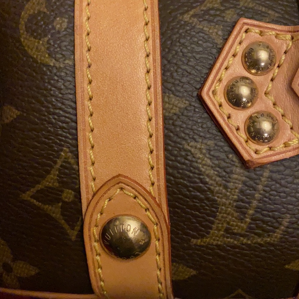 RARE LIMITED EDITION LOUIS VUITTON THEDA HANDBAG MONOGRAM LV 2003 AUTHENTIC - Picture 12 of 16
